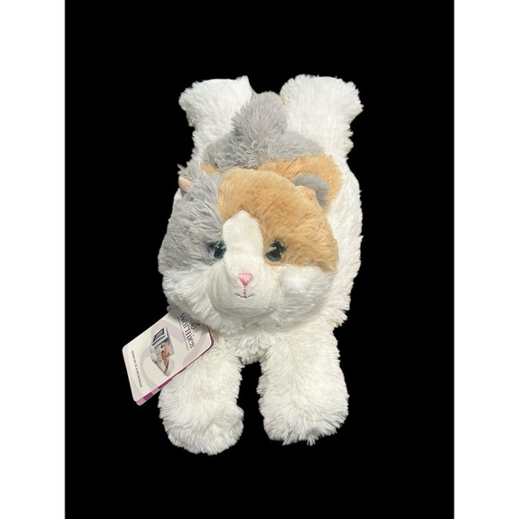 Warmies Cat Microwavable French Lavender Scented Plush Calico Cat NEW WITH TAGS - Picture 1 of 13